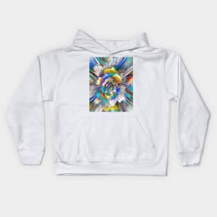 Abstract flower of light Kids Hoodie